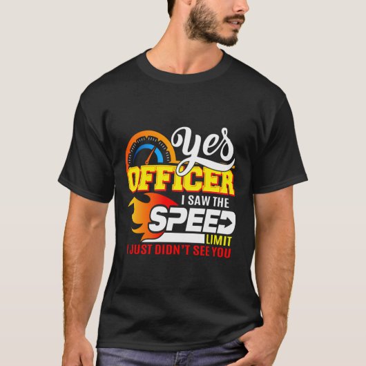 Auto Lover Ja Agent Snelheidsauto Gift T-shirt (Voorkant)