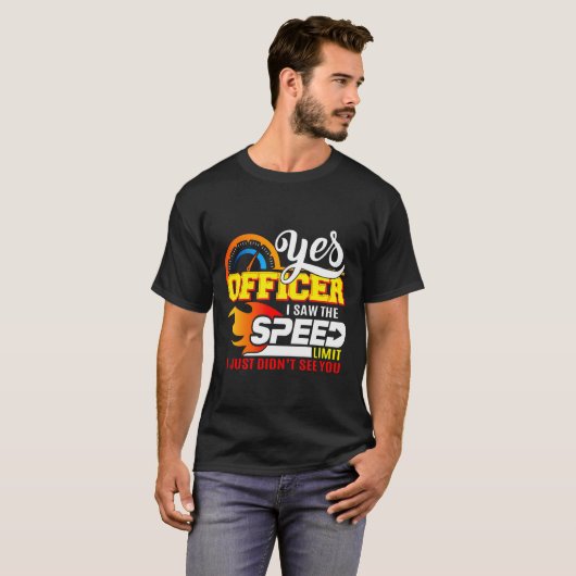 Auto Lover Ja Agent Snelheidsauto Gift T-shirt (Voorkant volledig)