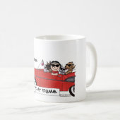 Auto Lover Personalized Cartoon Koffiemok (Voorkant rechts)