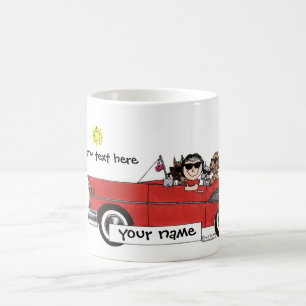 Auto Lover Personalized Cartoon Koffiemok