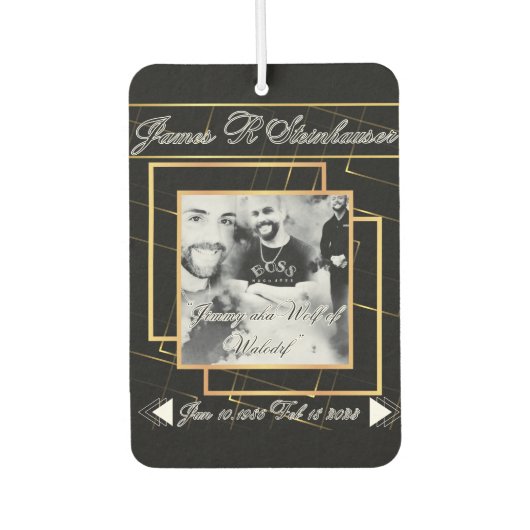 Auto luchtverfrisser (in liefdevolle herinnering) (Voorkant)