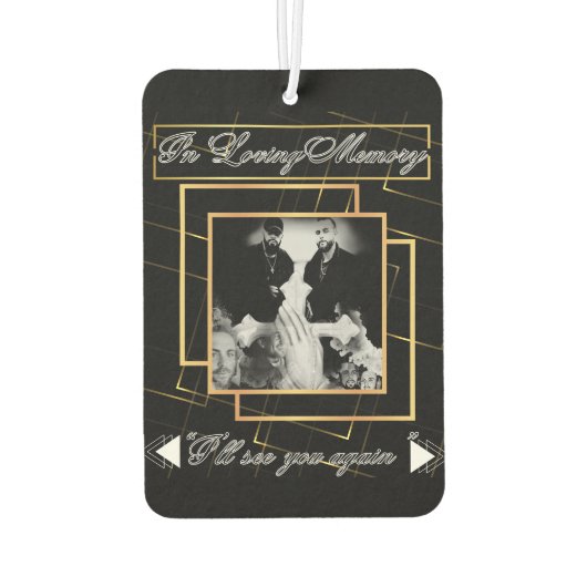 Auto luchtverfrisser (in liefdevolle herinnering) (Achterkant)