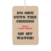 Auto Luchtverfrisser met Grappige Commentaar (Voorkant)