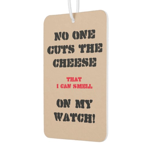 Auto Luchtverfrisser met Grappige Commentaar (Links)