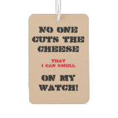 Auto Luchtverfrisser met Grappige Commentaar (Achterkant)