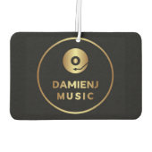 Auto luchtverfrisser met mijn favoriete muziekprod (Achterkant)