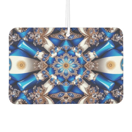 Auto luchtverfrissers met Argentijnse kleuren Desi (Voorkant)