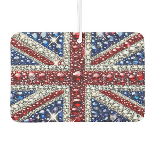 Auto luchtverfrissers met British Colours Design (Voorkant)