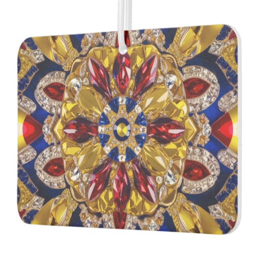 Auto Luchtverfrissers met Colombia Kleuren Ontwerp (Links)