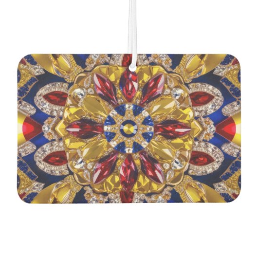 Auto Luchtverfrissers met Colombia Kleuren Ontwerp (Voorkant)