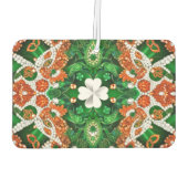 Auto luchtverfrissers met Ierse kleuren Design (Achterkant)