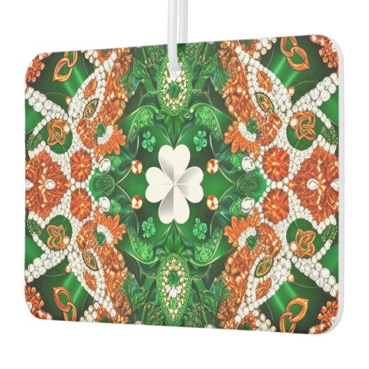 Auto luchtverfrissers met Ierse kleuren Design (Links)