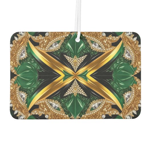 Auto luchtverfrissers met Jamaicaanse kleuren Desi (Achterkant)