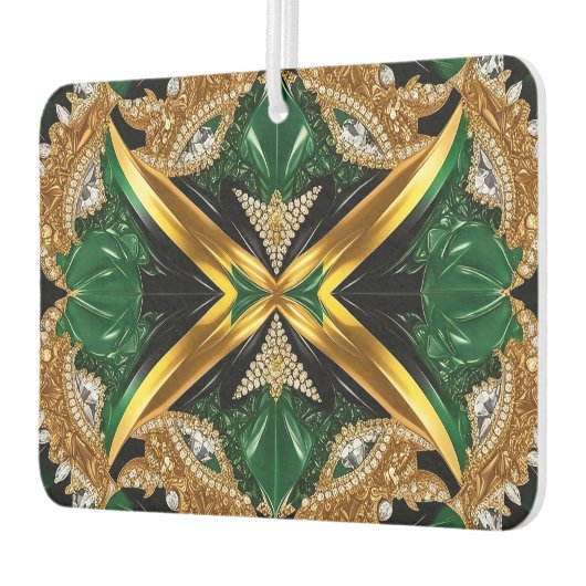 Auto luchtverfrissers met Jamaicaanse kleuren Desi (Links)