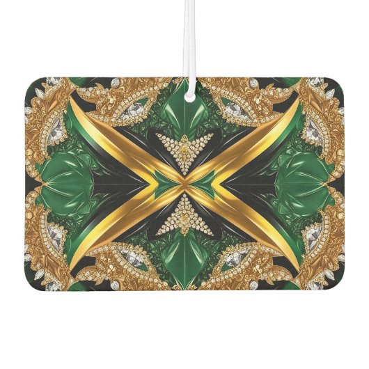 Auto luchtverfrissers met Jamaicaanse kleuren Desi (Voorkant)