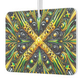 Auto luchtverfrissers met Jamaicaanse kleuren Desi (Links)