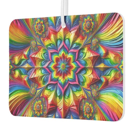 Auto luchtverfrissers met LGBTQ kleuren ontwerp (Links)