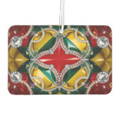 Auto luchtverfrissers met Los Angeles kleuren ontw (Achterkant)