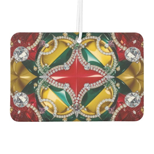 Auto luchtverfrissers met Los Angeles kleuren ontw (Achterkant)