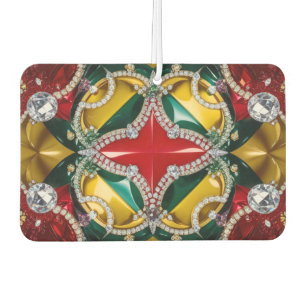 Auto luchtverfrissers met Los Angeles kleuren ontw