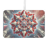 Auto luchtverfrissers met Noorse kleuren ontwerp (Achterkant)