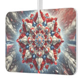 Auto luchtverfrissers met Noorse kleuren ontwerp (Links)