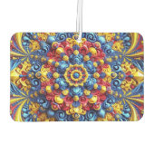 Auto luchtverfrissers met Roemeense kleuren Design (Achterkant)