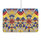 Auto luchtverfrissers met Roemeense kleuren Design (Voorkant)