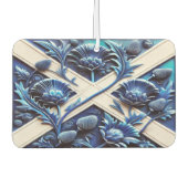 Auto luchtverfrissers met Scottish Thistles Design (Voorkant)