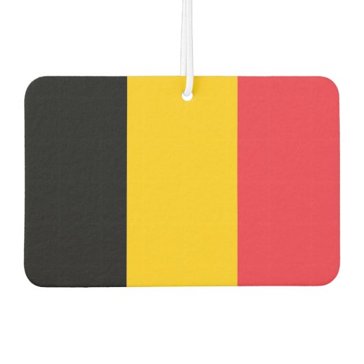 Auto Luchtverfrissers met Vlag van België (Voorkant)