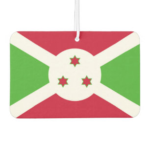 Auto Luchtverfrissers met Vlag van Burundi