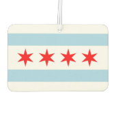 Auto Luchtverfrissers met Vlag van Chicago, Vereni (Achterkant)