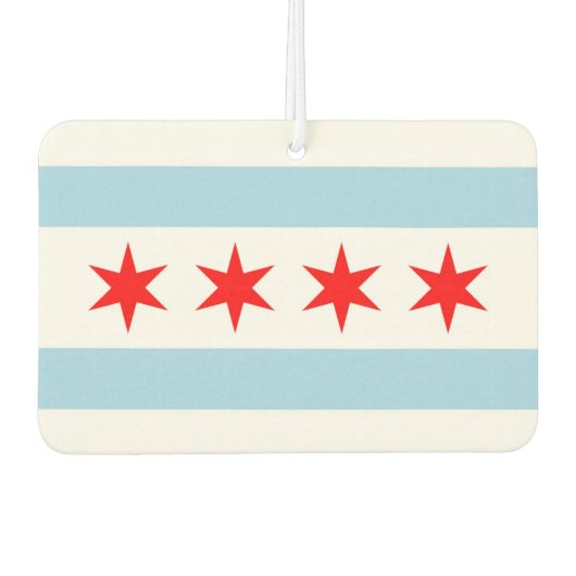 Auto Luchtverfrissers met Vlag van Chicago, Vereni (Voorkant)