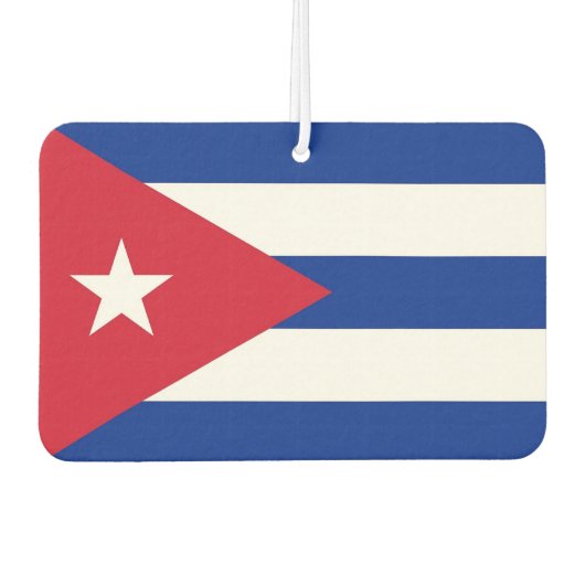 Auto Luchtverfrissers met vlag van Cuba (Voorkant)