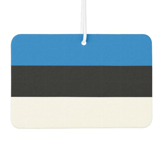 Auto Luchtverfrissers met Vlag van Estland (Voorkant)