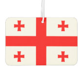 Auto Luchtverfrissers met Vlag van Georgië (Achterkant)