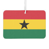 Auto Luchtverfrissers met Vlag van Ghana (Achterkant)