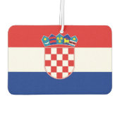 Auto Luchtverfrissers met Vlag van Kroatië (Achterkant)