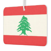 Auto Luchtverfrissers met vlag van Libanon (Links)
