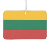 Auto Luchtverfrissers met Vlag van Litouwen (Achterkant)