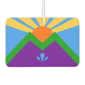 Auto Luchtverfrissers met Vlag van Manitou Springs (Voorkant)