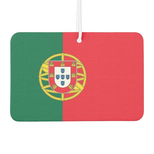 Auto Luchtverfrissers met vlag van Portugal (Voorkant)