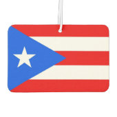 Auto Luchtverfrissers met Vlag van Puerto Rico (Achterkant)