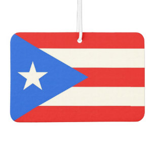 Auto Luchtverfrissers met Vlag van Puerto Rico