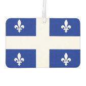 Auto Luchtverfrissers met Vlag van Quebec, Canada (Achterkant)