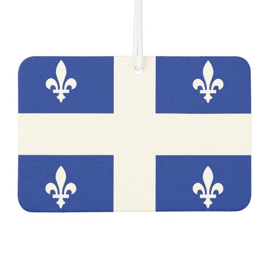 Auto Luchtverfrissers met Vlag van Quebec, Canada (Voorkant)