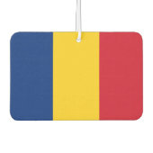 Auto Luchtverfrissers met vlag van Roemenië (Voorkant)