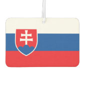 Auto Luchtverfrissers met Vlag van Slowakije (Achterkant)