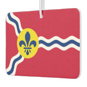 Auto Luchtverfrissers met Vlag van St. Louis, USA (Links)