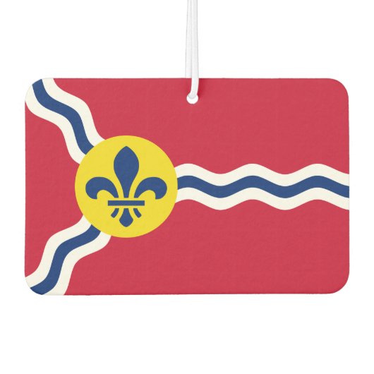 Auto Luchtverfrissers met Vlag van St. Louis, USA (Voorkant)